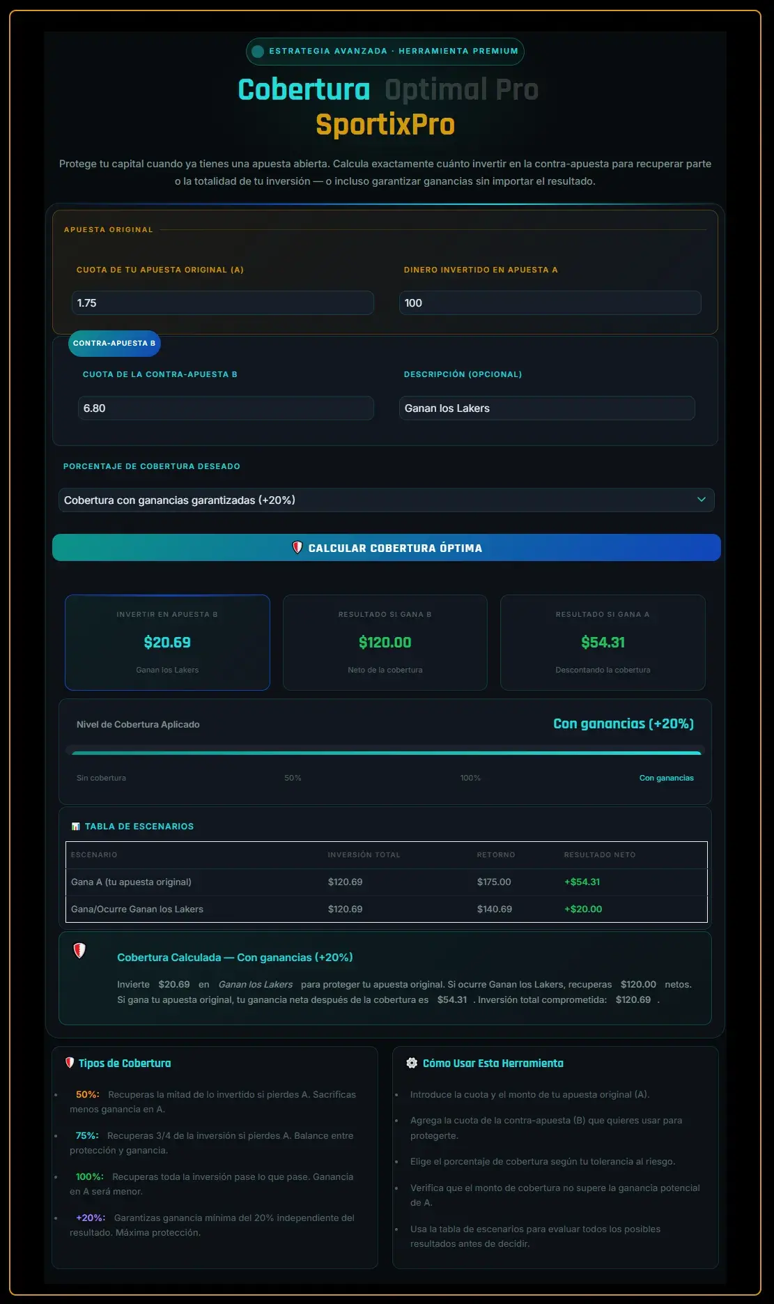 Preview Cobertura Optimal Pro